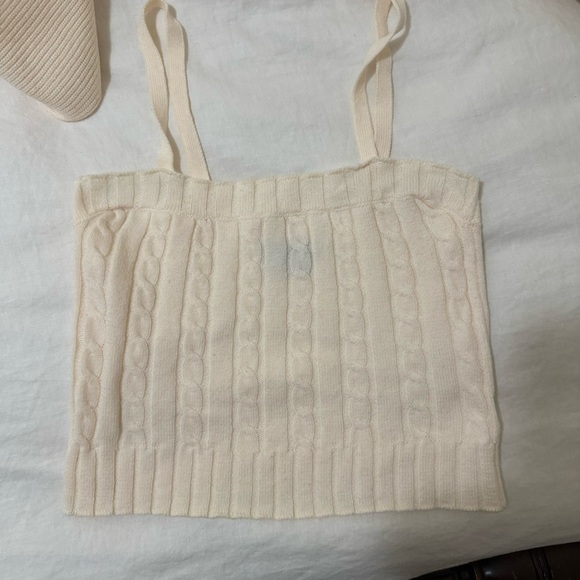Anthropologie Cable Knit Sweater Tank Set - Picture 7 of 7